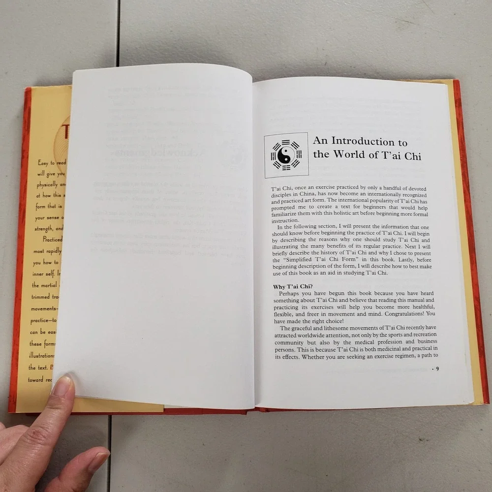 Beginning T'ai Chi Tri Thong Dang Hardcover 1999 Illustrated Tai Chi Guide